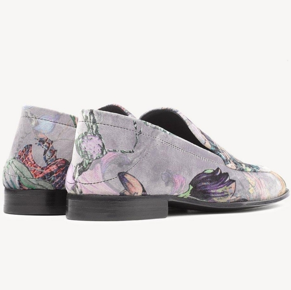 Beautiful Floral Velvet Rag & Bone Loafers - Picture 4 of 7